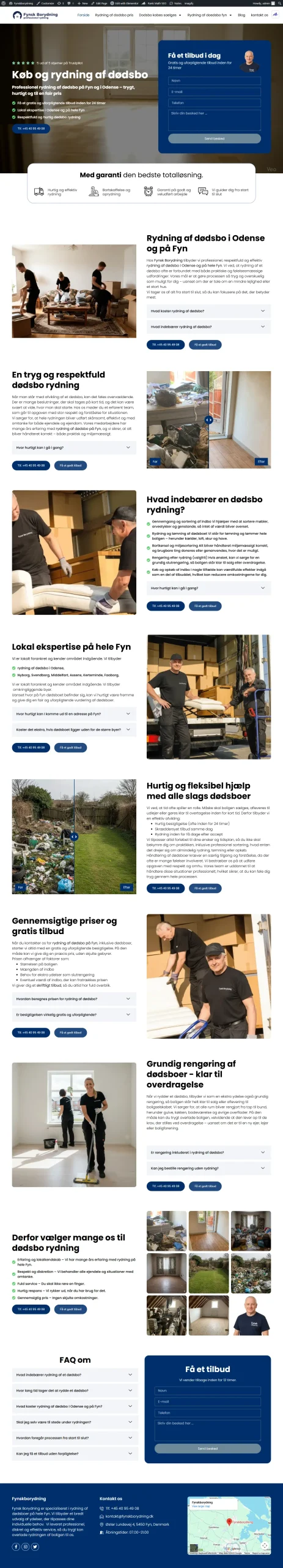 Cleaning Agency Website