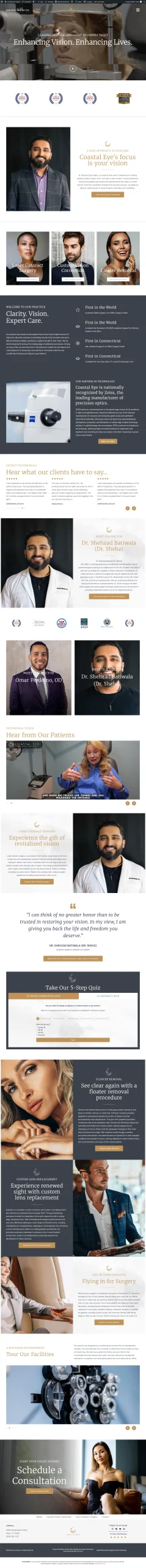 Eye care Doctor Website by developer Mehedi