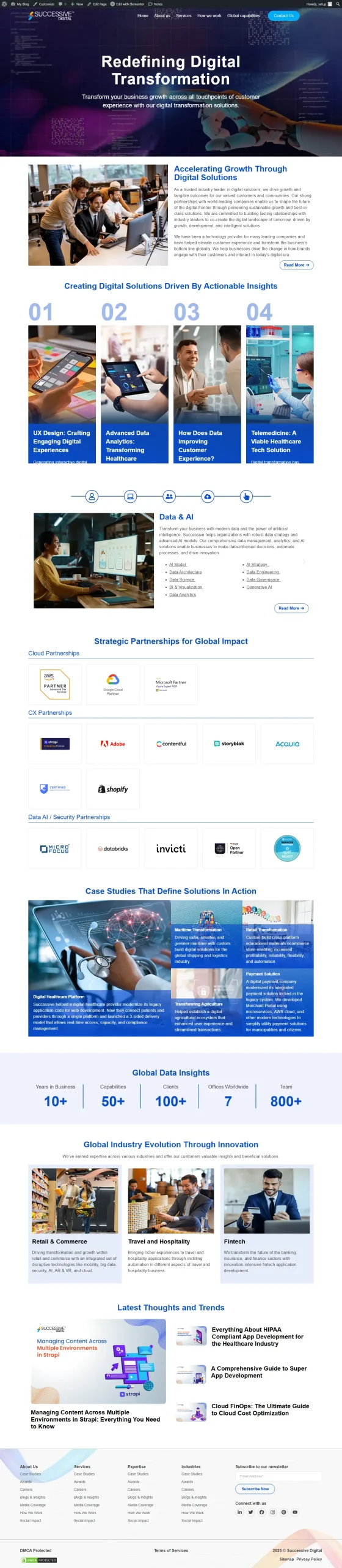 Digital Service Website by developer mehedi